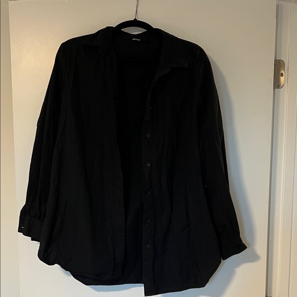 Only Tops - Black button up